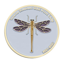 Индивидуальный индивидуальный логотип Round Dagonfly Lapel Pinc